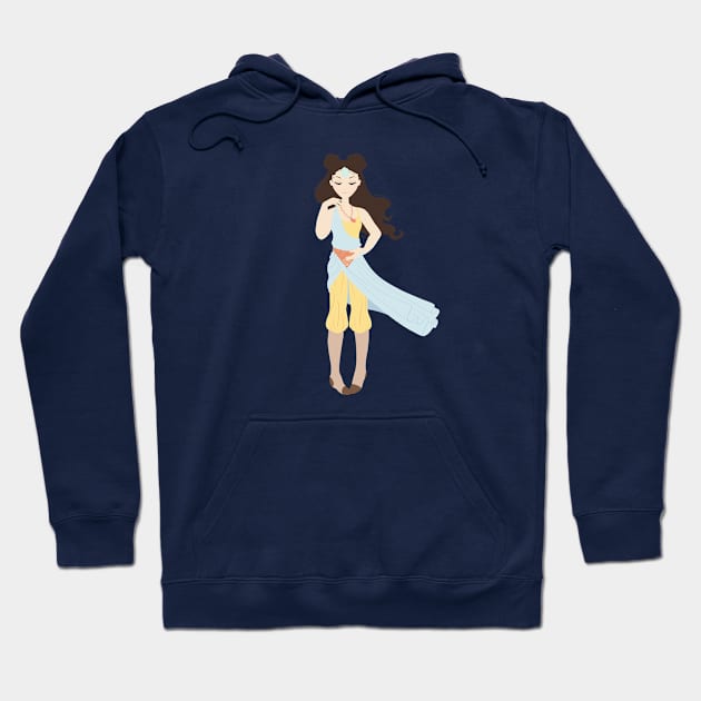 Air Girl 2 Hoodie by littlemoondance